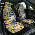 Parramatta Eels Rugby Car Seat Cover Graffiti Typography Urban Camo Abstract Street Style