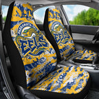 Parramatta Eels Rugby Car Seat Cover Graffiti Typography Urban Camo Abstract Street Style