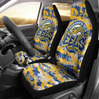 Parramatta Eels Rugby Car Seat Cover Graffiti Typography Urban Camo Abstract Street Style