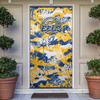 Parramatta Eels Rugby Door Cover Graffiti Typography Urban Camo Abstract Street Style