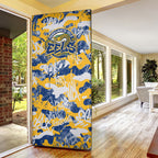 Parramatta Eels Rugby Door Cover Graffiti Typography Urban Camo Abstract Street Style