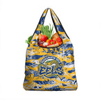 Parramatta Eels Rugby Grocery Bag Graffiti Typography Urban Camo Abstract Street Style