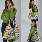 Parramatta Eels Rugby Grocery Bag Graffiti Typography Urban Camo Abstract Street Style