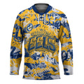 Parramatta Eels Rugby Hockey Jersey Graffiti Typography Urban Camo Abstract Street Style