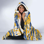 Parramatta Eels Rugby Hooded Blanket Graffiti Typography Urban Camo Abstract Street Style