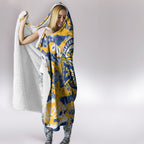 Parramatta Eels Rugby Hooded Blanket Graffiti Typography Urban Camo Abstract Street Style