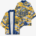 Parramatta Eels Rugby Kimono Graffiti Typography Urban Camo Abstract Street Style