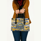 Parramatta Eels Rugby Leather Bag Graffiti Typography Urban Camo Abstract Street Style