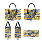 Parramatta Eels Rugby Leather Bag Graffiti Typography Urban Camo Abstract Street Style