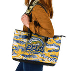 Parramatta Eels Rugby Leather Tote Bag Graffiti Typography Urban Camo Abstract Street Style