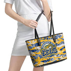 Parramatta Eels Rugby Leather Tote Bag Graffiti Typography Urban Camo Abstract Street Style