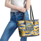 Parramatta Eels Rugby Leather Tote Bag Graffiti Typography Urban Camo Abstract Street Style