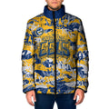Parramatta Eels Rugby Padded Jacket Graffiti Typography Urban Camo Abstract Street Style