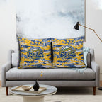 Parramatta Eels Rugby Pillow Cover Graffiti Typography Urban Camo Abstract Street Style