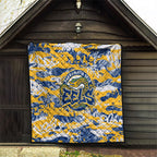 Parramatta Eels Rugby Quilt Graffiti Typography Urban Camo Abstract Street Style