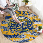 Parramatta Eels Rugby Round Carpet Graffiti Typography Urban Camo Abstract Street Style
