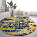 Parramatta Eels Rugby Round Carpet Graffiti Typography Urban Camo Abstract Street Style