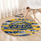 Parramatta Eels Rugby Round Carpet Graffiti Typography Urban Camo Abstract Street Style