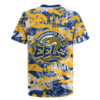 Parramatta Eels Rugby Rugby Jersey Graffiti Typography Urban Camo Abstract Street Style