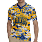 Parramatta Eels Rugby Rugby Jersey Graffiti Typography Urban Camo Abstract Street Style