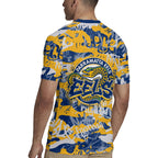 Parramatta Eels Rugby Rugby Jersey Graffiti Typography Urban Camo Abstract Street Style