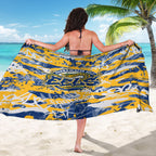 Parramatta Eels Rugby Sarong Graffiti Typography Urban Camo Abstract Street Style