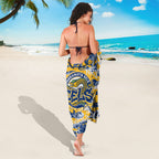 Parramatta Eels Rugby Sarong Graffiti Typography Urban Camo Abstract Street Style