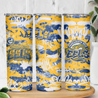 Parramatta Eels Rugby Skinny Tumbler Graffiti Typography Urban Camo Abstract Street Style