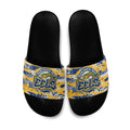 Parramatta Eels Rugby Slide Sandals Graffiti Typography Urban Camo Abstract Street Style