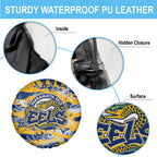 Parramatta Eels Rugby Spare Tire Cover Graffiti Typography Urban Camo Abstract Street Style