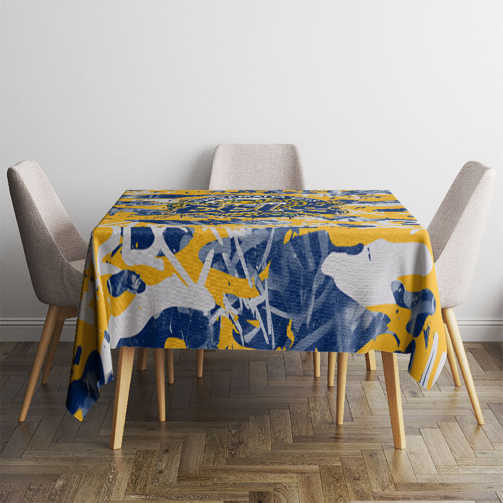 Parramatta Eels Rugby Tablecloth Graffiti Typography Urban Camo Abstract Street Style