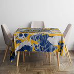 Parramatta Eels Rugby Tablecloth Graffiti Typography Urban Camo Abstract Street Style