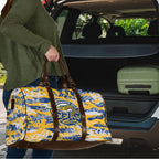 Parramatta Eels Rugby Travel Bag Graffiti Typography Urban Camo Abstract Street Style