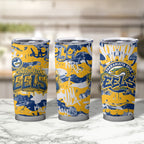 Parramatta Eels Rugby Tumbler Cup Graffiti Typography Urban Camo Abstract Street Style