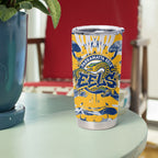Parramatta Eels Rugby Tumbler Cup Graffiti Typography Urban Camo Abstract Street Style