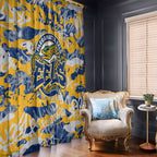 Parramatta Eels Rugby Window Curtain Graffiti Typography Urban Camo Abstract Street Style