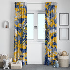 Parramatta Eels Rugby Window Curtain Graffiti Typography Urban Camo Abstract Street Style