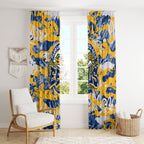 Parramatta Eels Rugby Window Curtain Graffiti Typography Urban Camo Abstract Street Style