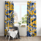 Parramatta Eels Rugby Window Curtain Graffiti Typography Urban Camo Abstract Street Style