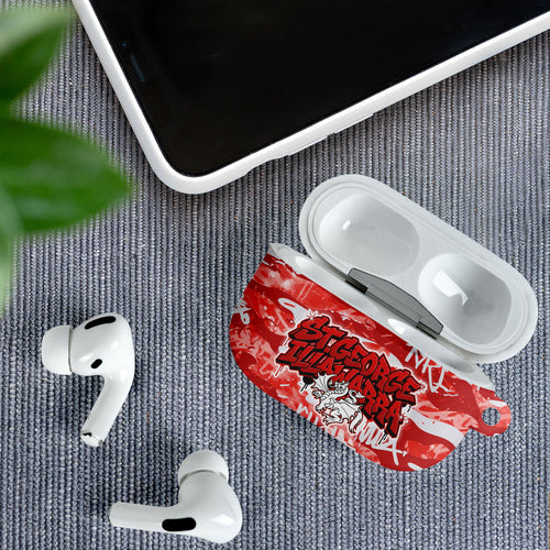 St. George Illawarra Dragons Rugby AirPods Case Graffiti Typography Urban Camo Abstract Street Style