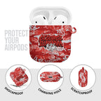 St. George Illawarra Dragons Rugby AirPods Case Graffiti Typography Urban Camo Abstract Street Style