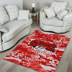 St. George Illawarra Dragons Rugby Area Rug Graffiti Typography Urban Camo Abstract Street Style