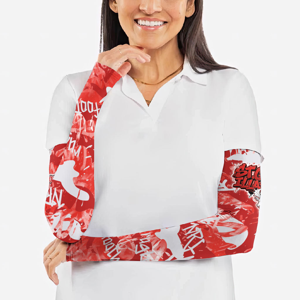 St. George Illawarra Dragons Rugby Arm Sleeves Graffiti Typography Urban Camo Abstract Street Style
