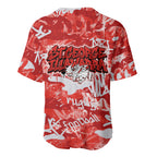 St. George Illawarra Dragons Rugby Baseball Jersey Graffiti Typography Urban Camo Abstract Street Style