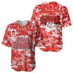 St. George Illawarra Dragons Rugby Baseball Jersey Graffiti Typography Urban Camo Abstract Street Style