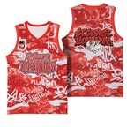 St. George Illawarra Dragons Rugby Basketball Jersey Graffiti Typography Urban Camo Abstract Street Style