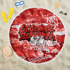 St. George Illawarra Dragons Rugby Beach Blanket Graffiti Typography Urban Camo Abstract Street Style