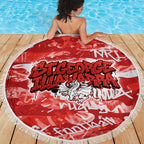 St. George Illawarra Dragons Rugby Beach Blanket Graffiti Typography Urban Camo Abstract Street Style