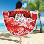 St. George Illawarra Dragons Rugby Beach Blanket Graffiti Typography Urban Camo Abstract Street Style