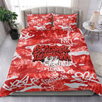 St. George Illawarra Dragons Rugby Bedding Set Graffiti Typography Urban Camo Abstract Street Style